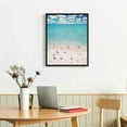 thumbnail image 3 of ONETECH  Framed Wall Art Print Set Aerial View Nautical Beach Ocean Wave View Nature Wilderness Photography Modern Art Scenic Colorful Chic for Living Room, Bedroom, Office 12x16in, 3 of 4