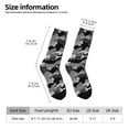 thumbnail image 2 of KLL Horse Silhouette Print Cool Socks Men's Women's Crew Socks Funny Crazy Novelty Stockings, 2 of 6