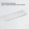 thumbnail image 4 of Guardoinrt Silver Ventilation Vents For Efficient Air Flow And Refreshing Environment Air Stream Control Perforated Metal Sheet 80mm wide 300mm long 1Set, 4 of 6