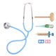 thumbnail image 3 of 1 set Kids Toy Doctor Kit Realistic Doctor Kit Kids Doctor Playset Doctor Kit para niños pequeños Niños 3-5, 3 of 8