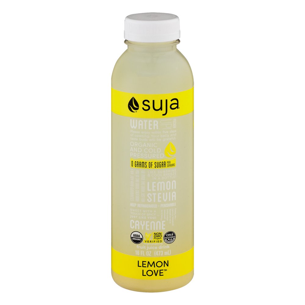 Suja Organic Cold Pressed Lemon Love Juice, 16 Fl. Oz.