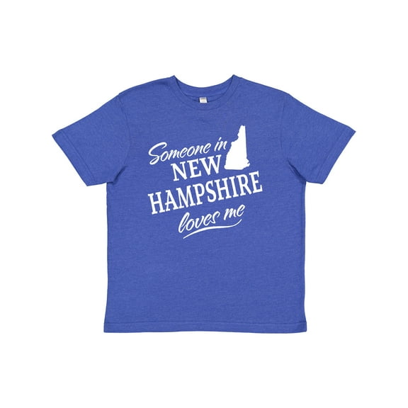 Inktastic Someone in New Hampshire Loves Me Youth T-Shirt