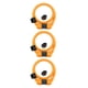 thumbnail image 4 of Advancent Cable de bloqueo de bicicleta de 4 dígitos antirrobo para bicicleta de montaña, patinete eléctrico, pieza de repuesto de seguridad exterior, Naranja mit Halterung 3piezas Advancent CBP254190, 4 of 6