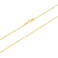 thumbnail image 4 of Nuragold 14k Real Yellow Gold Solid Figaro Link 1.75mm Chain Necklace (16"-24") Dainty Italian Jewelry for Men & Women, 4 of 8