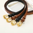 thumbnail image 3 of SENDEFN Womens belts for Jeans Pants Ladies Belt Vintage Gold Buckle Leather Belt Gift Box, 3 of 7