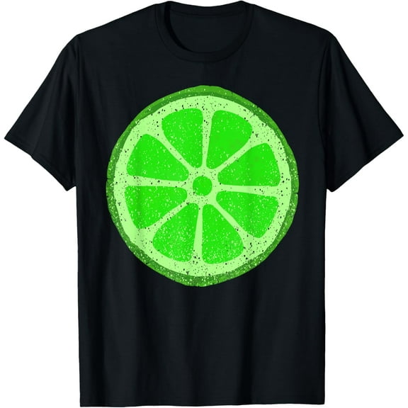 Cute Green Lime Costume Halloween | Lazy Lemon Funny Gift T-Shirt