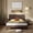 Walnut, variant on Queen Size Wood Headboard Only 64 Inch, Modern Farmhouse Wall Mounted Headboard with Fluted Panel 3D Carving for Master Bedroom, Walnut