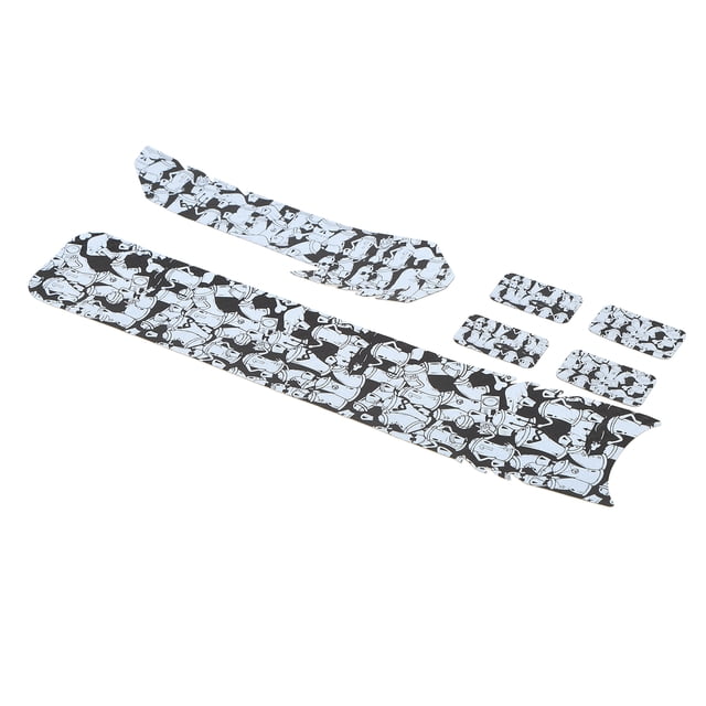Cinta protectora para cuadro de bicicleta, cuero sintético, horquilla delantera, tubo superior e inferior, pegatinas protectoras resistentes a la fricción, estilo Anime