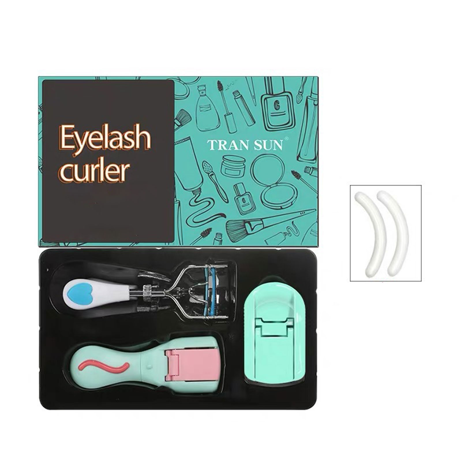 Plastic Beauty Eyelash Curler Non Pinching Easy to Use Design Suitable for Most Eye Shapes