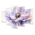 thumbnail image 2 of Designart "Purple Peony Perfection Rich Florals" Floral Metal Art Print Set, 2 of 5