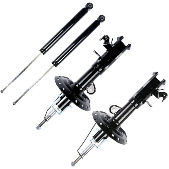 Shocks,SCITOO Front Rear Gas Struts Shock Absorbers Fit for 2009 2010 2011 2012 2013 for Honda Fit 338001 72659 338002 72660 348016 5682 Set of 4