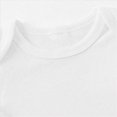 thumbnail image 7 of zuwimk Baby Girls Boys Bodysuit Super Soft Cotton Romper Snaps, breathable, one-piece, long & short sleeve, easy-diaper-change(18 Months,White), 7 of 7