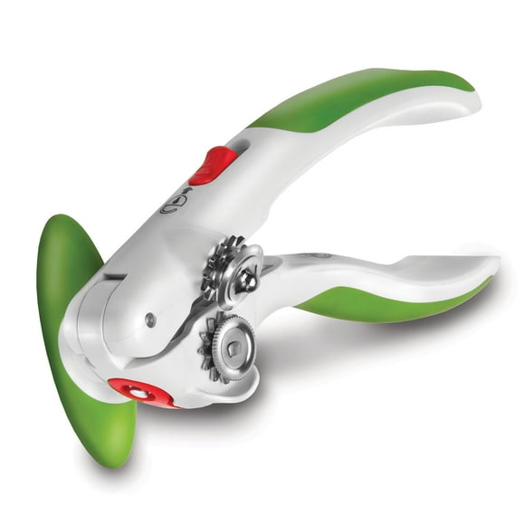 Zyliss Lock N' Lift Ouvre-Boîte - Ouvre-Boîte avec Aimant de Levage de Couvercle - Ouvre-Boîte Manuel avec Mécanisme de Verrouillage - Sûr et Facile à Tourner - Acier Inoxydable - Vert