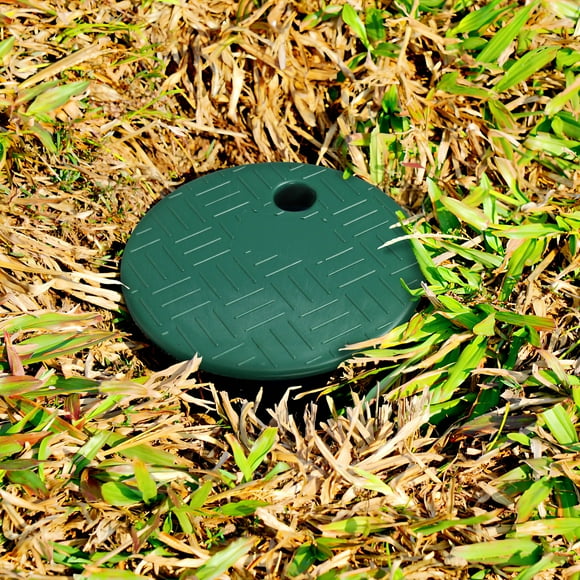 TABLZONE 4Pcs Irrigation Control Valve Box Lids Green Sturdy Plastic Covers for Garden
