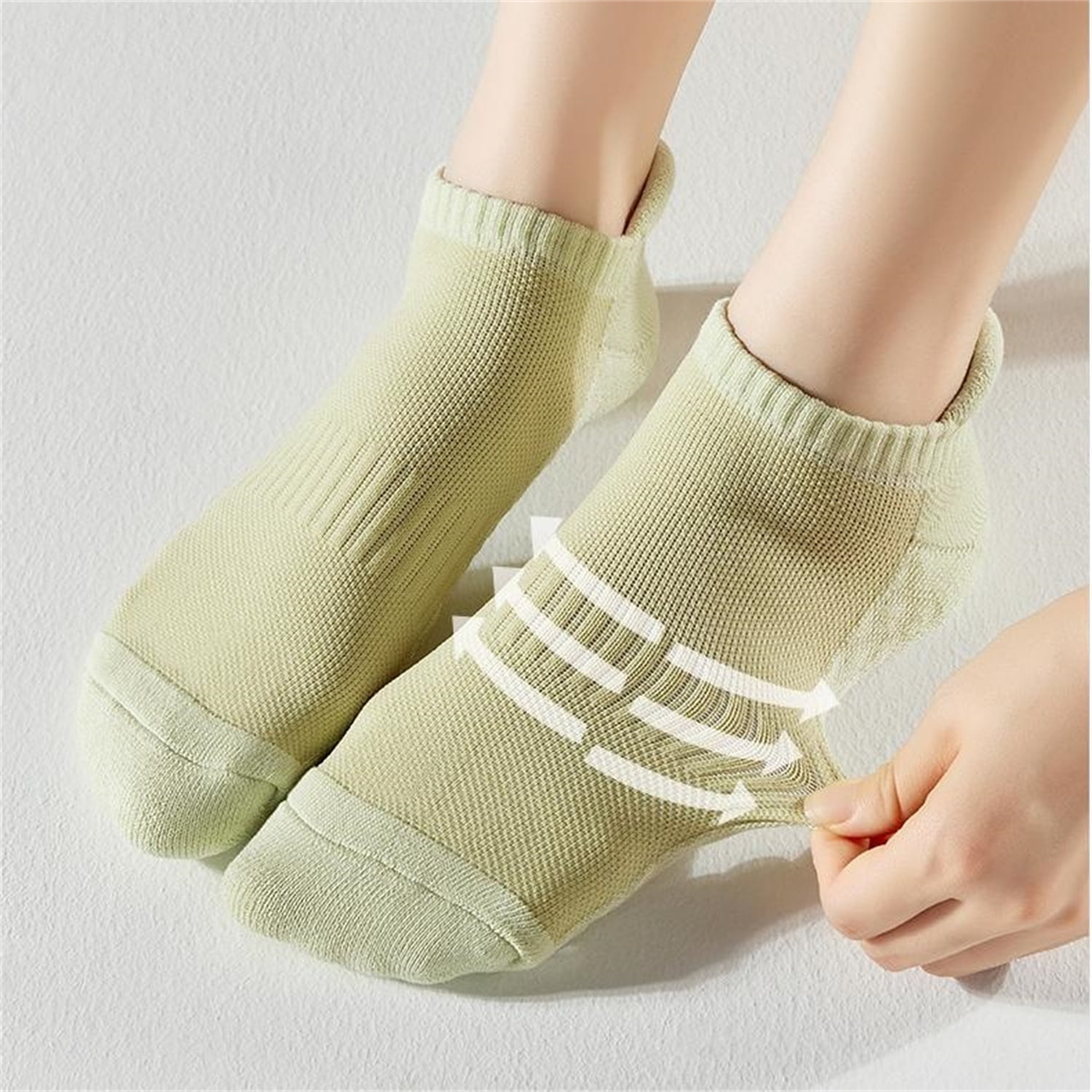 Sookeceks 6 Pairs Ankle Socks for Women, Cushioned Low Cut Sports Socks for Women With Heel Tab Size 5-12