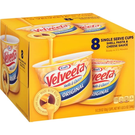 Kraft Velveeta Original Shells & Cheese Single Serve Cups ...