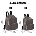 thumbnail image 3 of JIALIOU Mini Backpack Purse for Women Quilted Casual Daypack Small Travel Shoulder Bag, Dark Coffee, 3 of 7