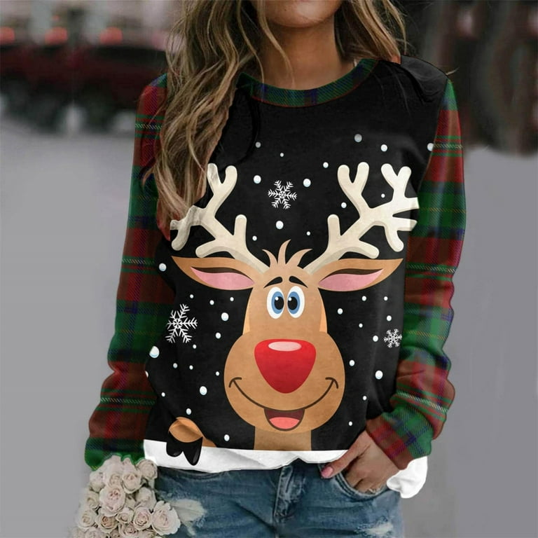 Ladies christmas 2025 sweatshirts uk