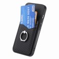 thumbnail image 3 of For Iphone 16 Plus Carbon Fiber Card Wallet Ring Phone Case(Black),iPhone 14 Pro Max, 3 of 6