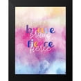 thumbnail image 2 of Allen, Kimberly 15x18 Black Modern Framed Museum Art Print Titled - Brave Fierce, 2 of 5