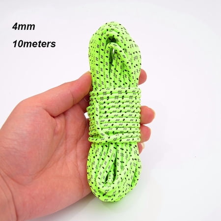 2.5/4mm Reflective Tent Accessories Nylon Tent Rope Rescue Ropes Umbrella Paracord Tents Line Cord 4MM 10METERS