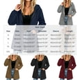 thumbnail image 3 of Feancey Hooded Rain Jackets for Women Drawstring Waist Waterproof Windbreaker Jacket Outdoor Lightweight Full Zip Raincoats Hiking Travel Jackets with Pockets Khaki S, 3 of 8