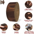 thumbnail image 3 of European Leather Works - Buffalo Belt Blanks 8-10 oz 3-4mm Size: 2.50"x60" 6.4x152.4cm - Vintage Cognac Color Full Grain Leather Belt Straps/Strips for Tooling, Holsters, 3 of 8