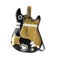 thumbnail image 4 of Mochila con forma de guitarra, bolso de gran capacidad para vacaciones, citas, viajes, trabajo Negro, 4 of 8