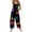 #01Multicolor, variant on Autumn Maple Leaf Ghost Pumpkin Halloween Women Overalls, Sleeveless Square Neck Wide Leg Jumpsuit with Pockets, Breathable Rayon Linen Yellow XL