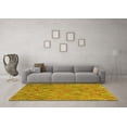 thumbnail image 3 of Ahgly Company Machine Washable Indoor Rectangle Southwestern Yellow Country Area Rugs, 7' x 10', 3 of 4