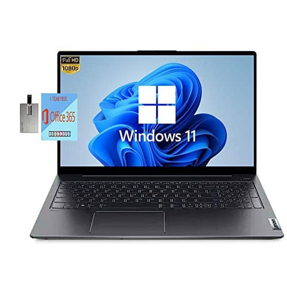 Lenovo 2022 IdeaPad 1 15.6" FHD Laptop, Intel Pentium Silver N6000 Processor, 20GB RAM, 1TB PCIe SSD, 720P HD Webcam, Dolby Audio, 1 Year Office, Blue, Win 11, 32GB Snowbell USB Card