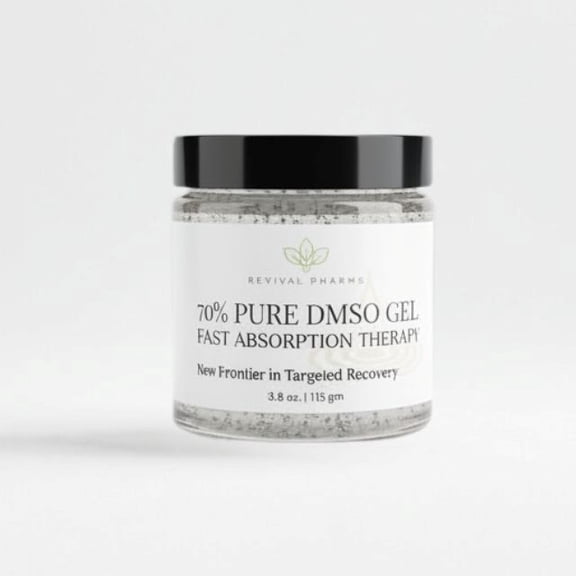 Revival Pharms 70% DMSO Gel | USP-Grade Topical Gel with Aloe Vera