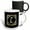 Multicolor, variant on 3drose, Letter L- Image of Monogram with Crown and Blue Star- Not Metal Foil, 11oz Two-tone Yellow Mug