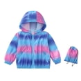 thumbnail image 3 of Curuila Toddler Kids Girls Sun Jacket Long Sleeve Color Block Hooded Coat For Girls Summer Lightweight Fashionable Outerwear Size 3-4 Years, 3 of 9