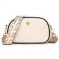 thumbnail image 1 of Bolso cruzado para mujer, Bolso de mano de cuero genuino con cremallera, correa de guitarra ancha Simple, Bolso elegante portátil informal, bolso, 1 of 9