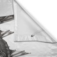 thumbnail image 3 of Steampunk Kitchen Curtains, Mechanical Animal Photo of Steampunk Style Sailfish Designed with Wheels, Two Panels Drapes with Rod Pocket Room Decor, 55" X 45", Grey and White, by Ambesonne, 3 of 3
