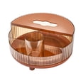 thumbnail image 1 of Organizador de estante de maquillaje cosmético Sunnimix giratorio caja de almacenamiento de cosméticos giratoria multifunción de escritorio para Organizador Champán con tapa Estuche de almacenamiento de cosméticos, 1 of 6