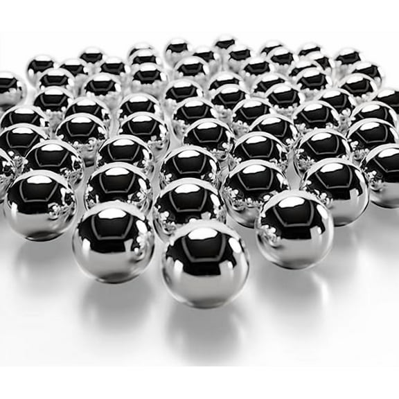 1000pcs 1/4inch Steel Slingshot Ammo 6.35mm Precision Steel Bearing Balls