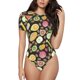thumbnail image 1 of Balery Fruits Body de cuello redondo de manga corta para mujer Tops de manga corta Tops básicos-Small, 1 of 7