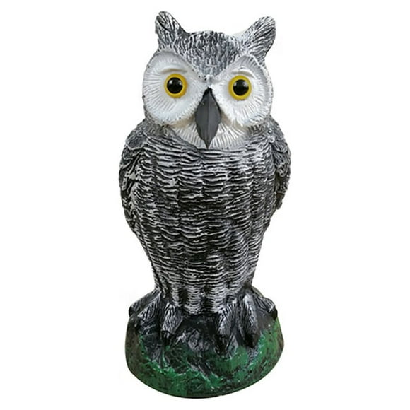 Fake Owl Decoy Hunting Deterrent Fake Owl Decoy Bird Reject Pigeon Cat Crow Scarer Repeller Pest Control For Hunting Garden Supplies
