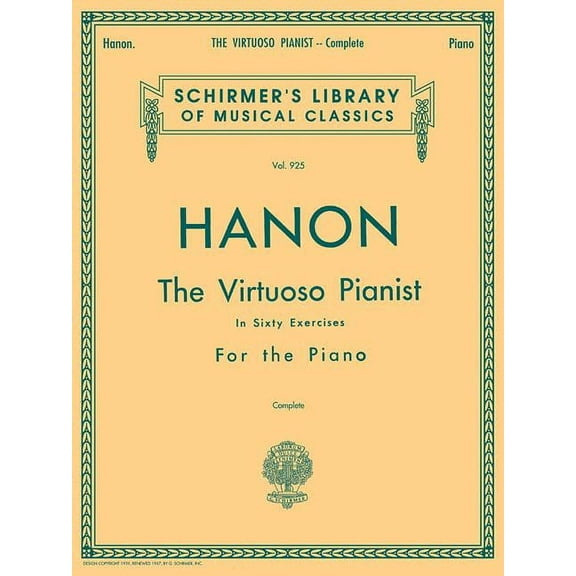 Hanon - Virtuoso Pianist in 60 Exercises - Complete, (Paperback)