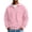Pink #373, variant on Men's Polo Collar Sweatshirt Long Sleeve Pullover Top with Chest Pocket Relaxed Casual Fall Sweatshirts