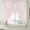 Pink White, variant on Red Striped Swag Curtain Valances, Christmas Farmhouse Red White Stripes Kitchen Valance for Window, Rod Pocket Small Topper Drapes for Cafe Bedroom Bathroom 2 Panels Window Treatment 28"x36"
