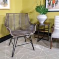 thumbnail image 2 of Chaise Dallas avec Cadre en Rotin de Lavage Gris Entièrement Assemblé, 2 of 6