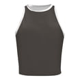 thumbnail image 3 of Tiqkatyck Womens Summer Tops, Womens Crew Neck Ribbed Sleeveless Shirts Cute Going Out Tops Slim Fit Summer Y2K Tops Camisole Tops for Women Tank Tops for Women 2024 Grey L, 3 of 4