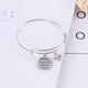 thumbnail image 4 of Guardurnaity Brazalete ajustable de plata, con colgante de textura de alta gama, resistente a impactos, durabilidad, brazalete de Metal Ropa, zapatos y accesorios Miscelánea, 4 of 6