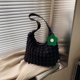 thumbnail image 3 of Bolso Hombro Mujeres Plisadas Algodón Bolsas Acolchadas (), 3 of 9