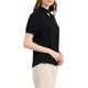 thumbnail image 4 of INSPIRAR CHIC Blusas Casuales de Cuello Mock con Mangas Cortas y Llave para Mujeres XS Negros, 4 of 7