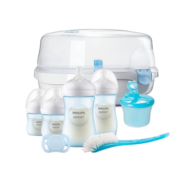 Philips Avent Set de Regalo Biberones y Esterilizador Natural Response Azul 8pz
