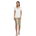 thumbnail image 4 of RealSize Women's Lace V-Neck Tee with Short Sleeves, Sizes XS-XXXL, 4 of 6